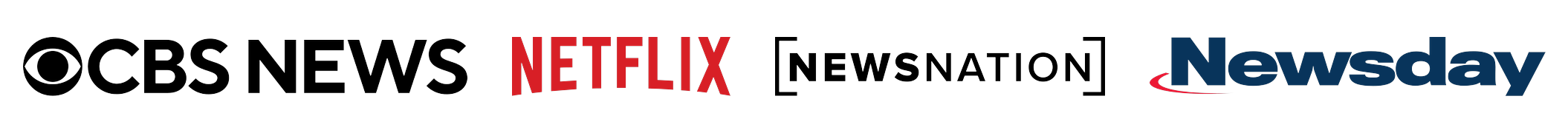 CBS News, Netflix, NewsNation, Newsday